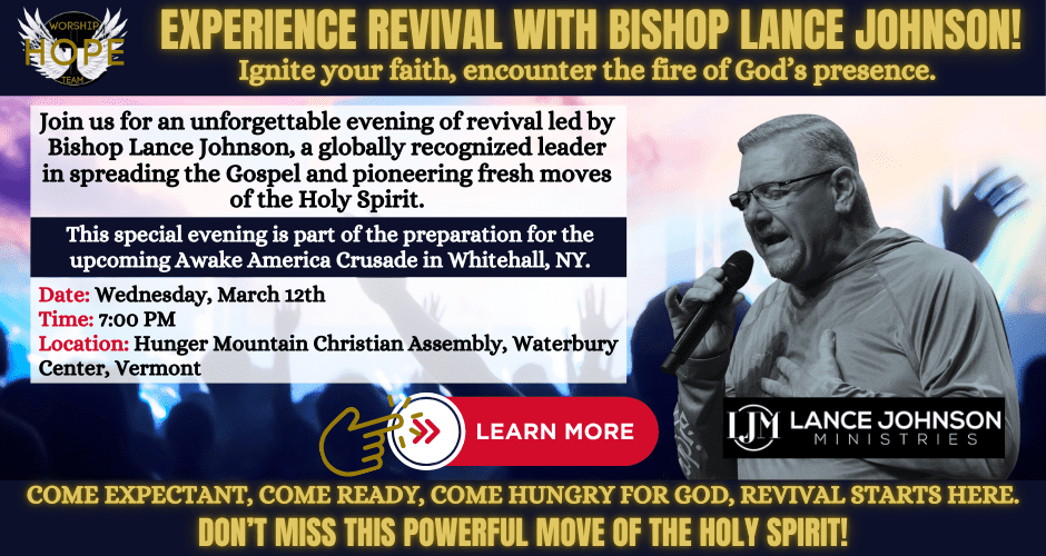 EXPERIENCE REVIVAL WITH BISHOP LANCE JOHNSON! Hunger Mountain