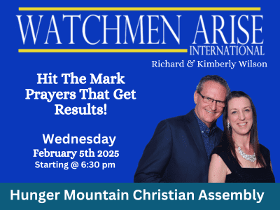 Richard & Kimberly Wilson today’s prayer army to fight the battles of tomorrow.