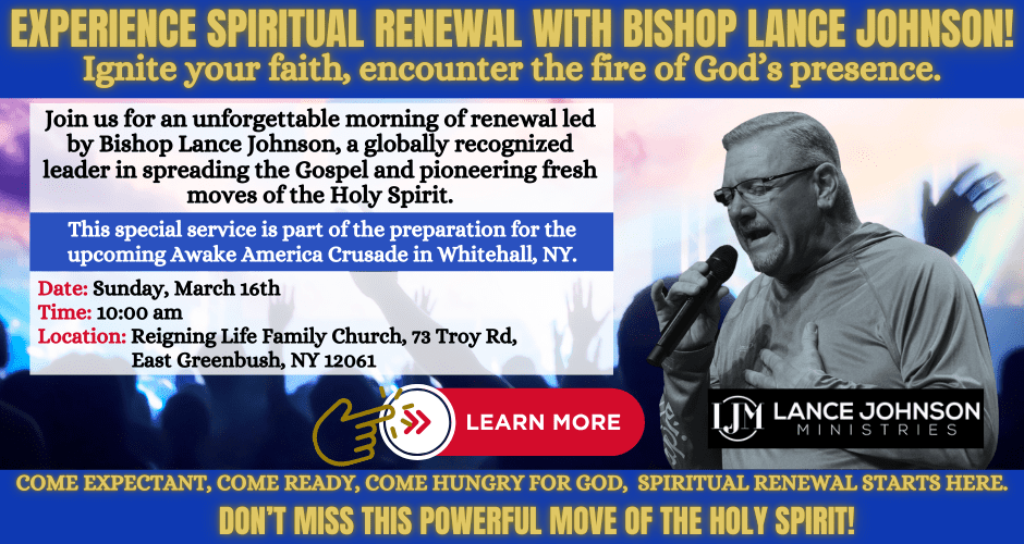Reigning Life Family Church BISHOP LANCE JOHNSON! March 16th