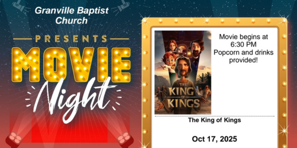 Movie Night Granville NY 600 x 300 px