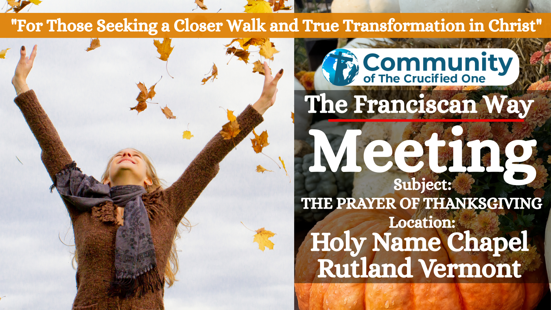 Rutland Event Facebook The Franciscan Way Meeting Nov 8th 2025