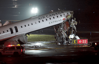 Two pilots dead after plane collides with fire truck on LaGuardia Airport runway and more top headlines