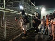Anti-ICE protesters clash with agents outside New Jersey detention center as Gov Sherrill denied entry