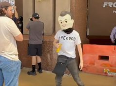 ‘Deserved to die’: Protesters mock Charlie Kirk assassination outside TPUSA event