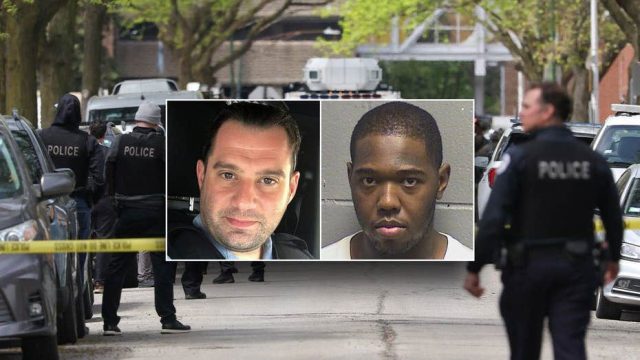 Chicago cop killing suspect calls for comfort for mom after entering plea as slain officer’s family watches