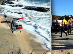 California co-eds killed after being swept out to sea by dangerous waves while sleeping