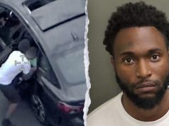 Helicopter footage captures Florida man allegedly abandoning child during high-speed chase from deputies